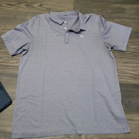 Travis Mathew Men's Polo Shirt - Lavender, Navy, Gray Bundle Lot XXL - Picture 7 of 8